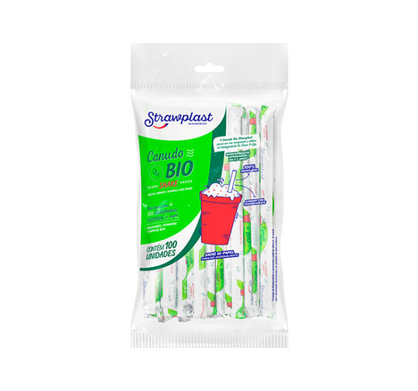 Canudo Bio Shake Sache8mm Pct100un Cb872