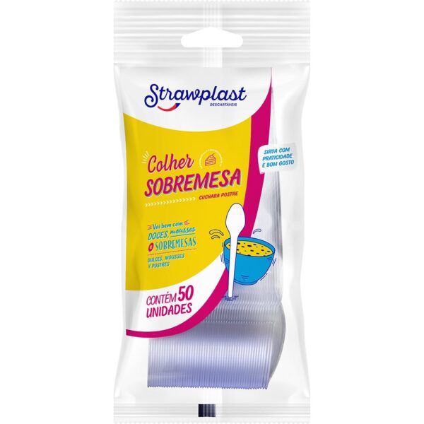 Colher Sobremesa Cristal 50UN Csc-621