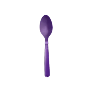 Colher Forte Roxa Granel 500UN