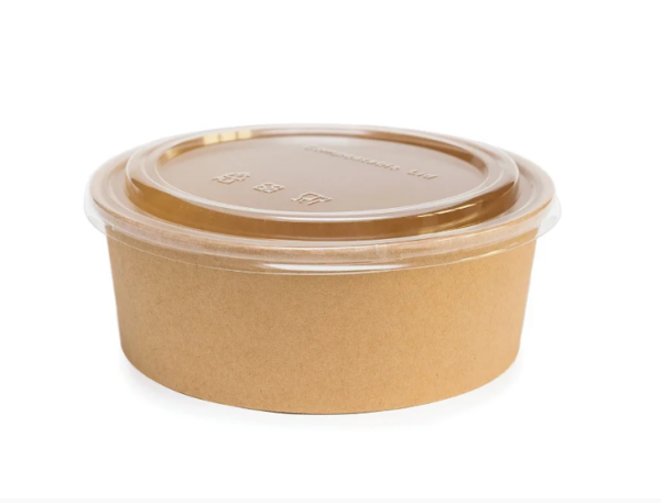 Bowls Ecopack C/ Tp 1000ml 150X80MM 5UN