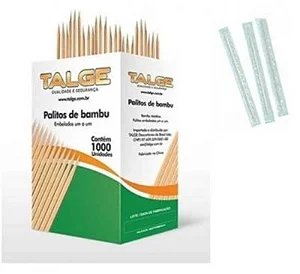 Palito Dente Sache Talge 1000UN