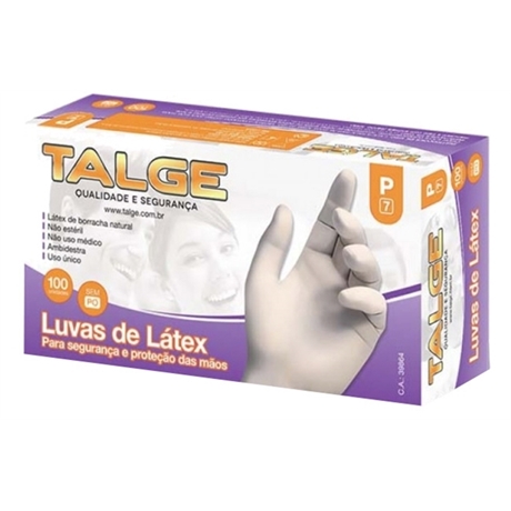 Luva Latex G Talge S/talco CX C/ 100UN