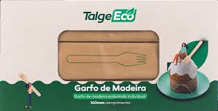 Garfo Madeira 16CM Embalado C/ 50 UN