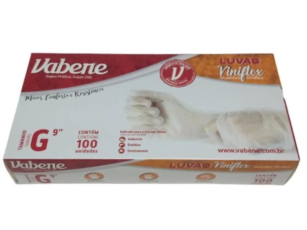 Luva Viniflex G Vabene S/po C/ 100UND