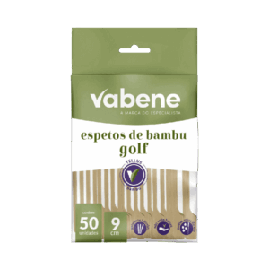 Espeto Bambu Stick 9CM 50UN Vabene