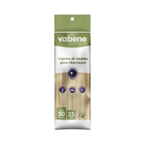 Espeto Bambu 18CM 50UN Vabene