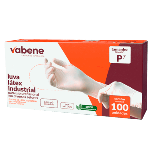 Luva Latex M Vabene C/po