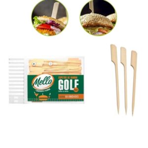 Espeto Bambu Golf 9CM 50UN Vabene
