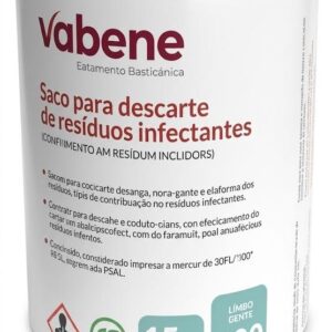Saco Lixo Infect Bco 15L 39*58 100UN
