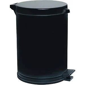 Lixeira C/pedal Pt C/recip Plast 4,5LT