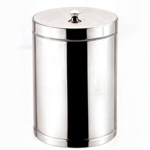 Lixeira C/tp Inox C/recip 4,5 Lt