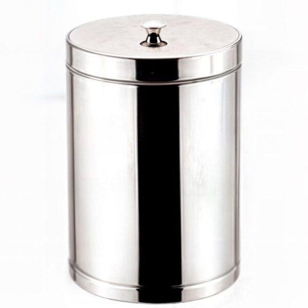 Lixeira C/tp Inox C/recip 4,5 Lt