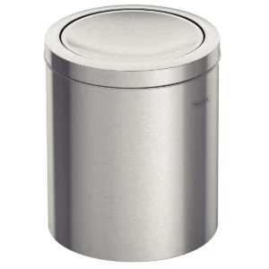 Lixeira Inox Tp Basc Aro Plast Cromado 30L